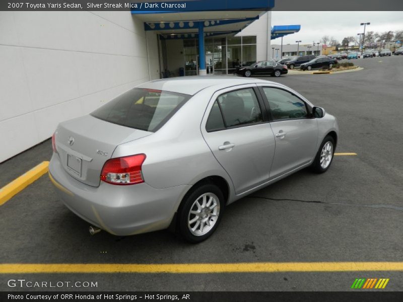 Silver Streak Mica / Dark Charcoal 2007 Toyota Yaris Sedan