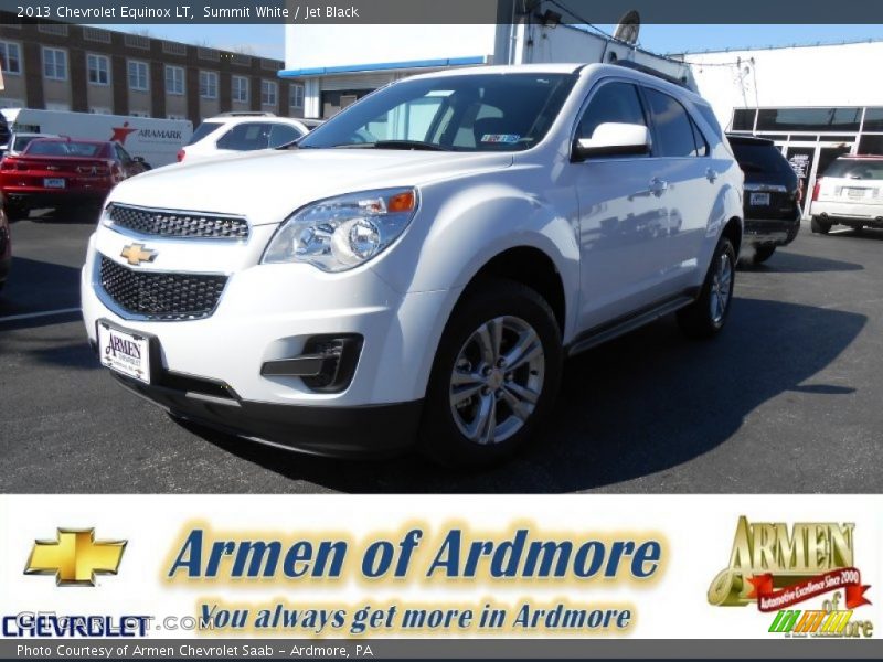 Summit White / Jet Black 2013 Chevrolet Equinox LT