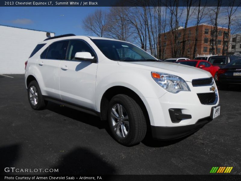 Summit White / Jet Black 2013 Chevrolet Equinox LT