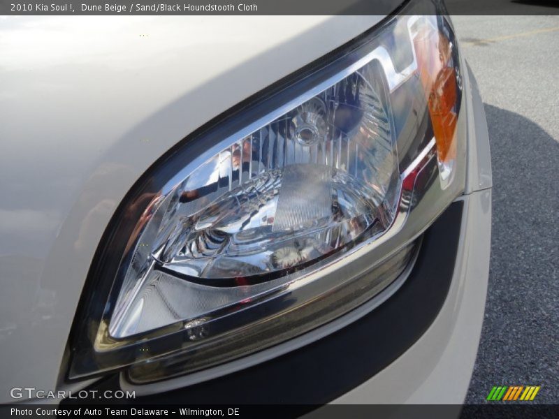 Dune Beige / Sand/Black Houndstooth Cloth 2010 Kia Soul !