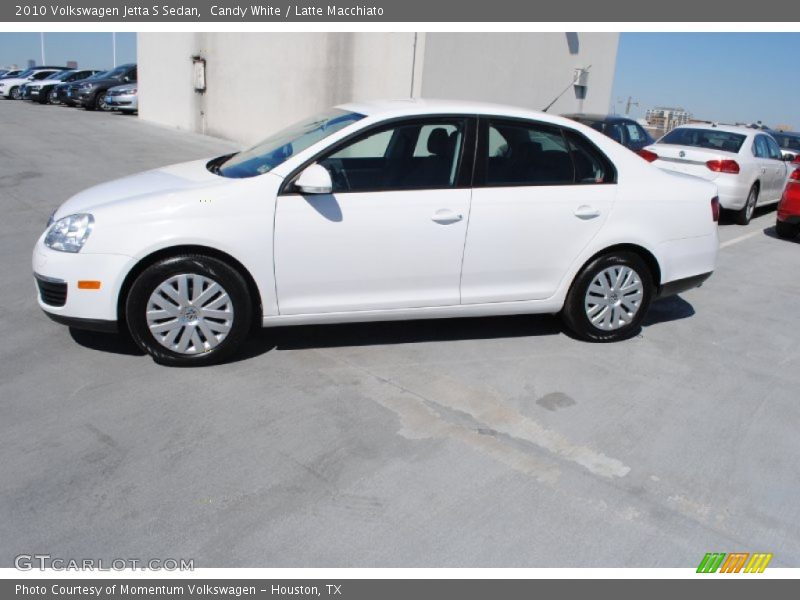 Candy White / Latte Macchiato 2010 Volkswagen Jetta S Sedan
