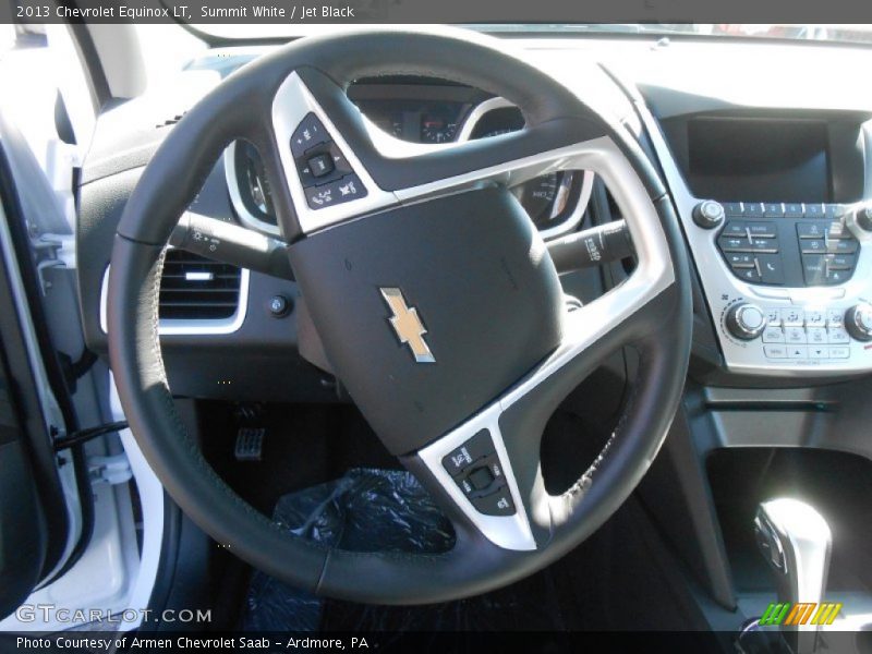 Summit White / Jet Black 2013 Chevrolet Equinox LT