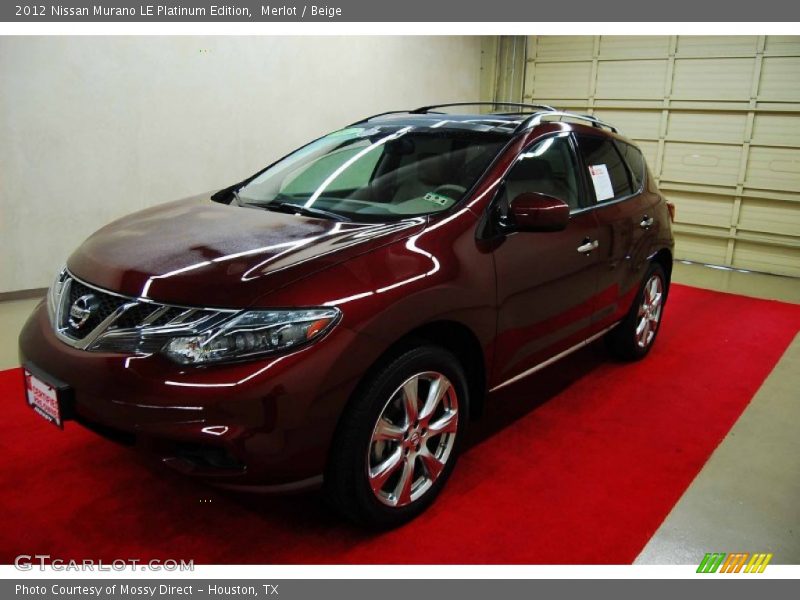 Merlot / Beige 2012 Nissan Murano LE Platinum Edition