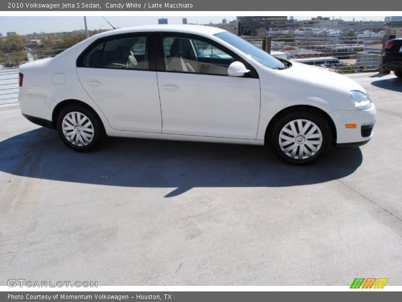 Candy White / Latte Macchiato 2010 Volkswagen Jetta S Sedan