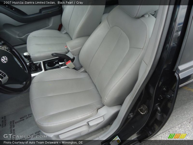 Front Seat of 2007 Elantra Limited Sedan