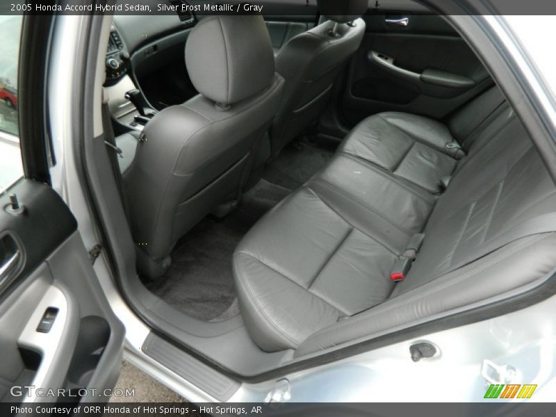 Rear Seat of 2005 Accord Hybrid Sedan