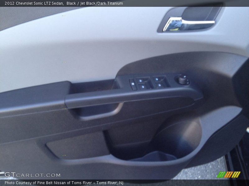 Black / Jet Black/Dark Titanium 2012 Chevrolet Sonic LTZ Sedan
