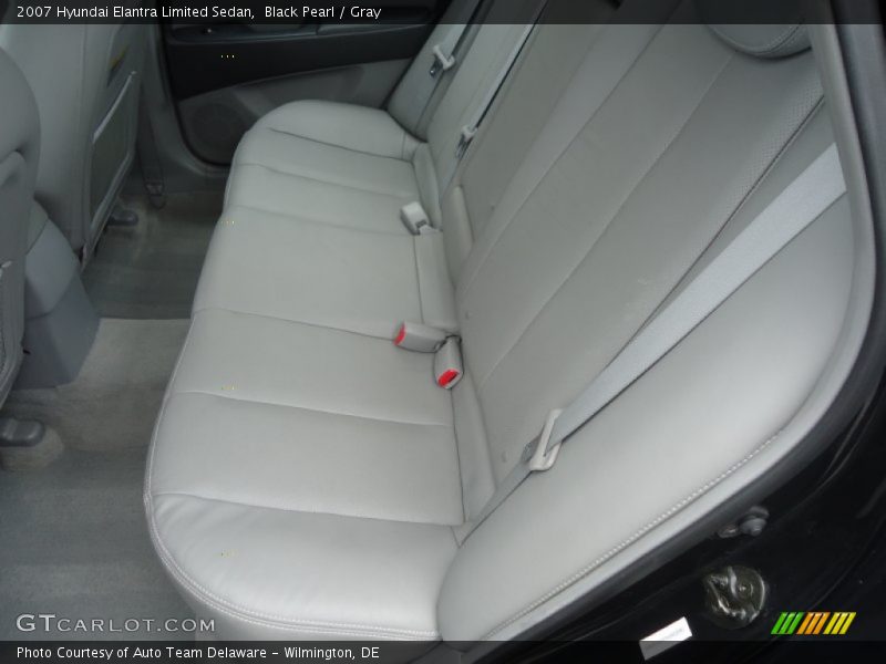 Black Pearl / Gray 2007 Hyundai Elantra Limited Sedan