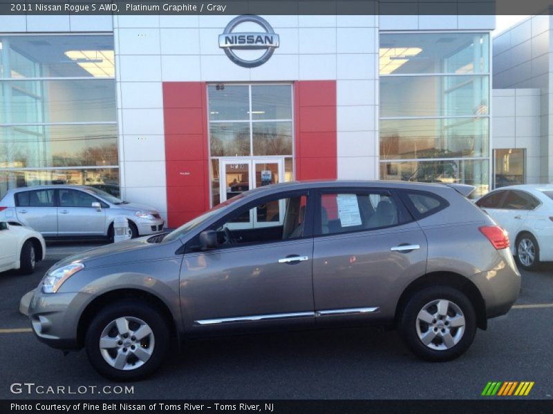 Platinum Graphite / Gray 2011 Nissan Rogue S AWD