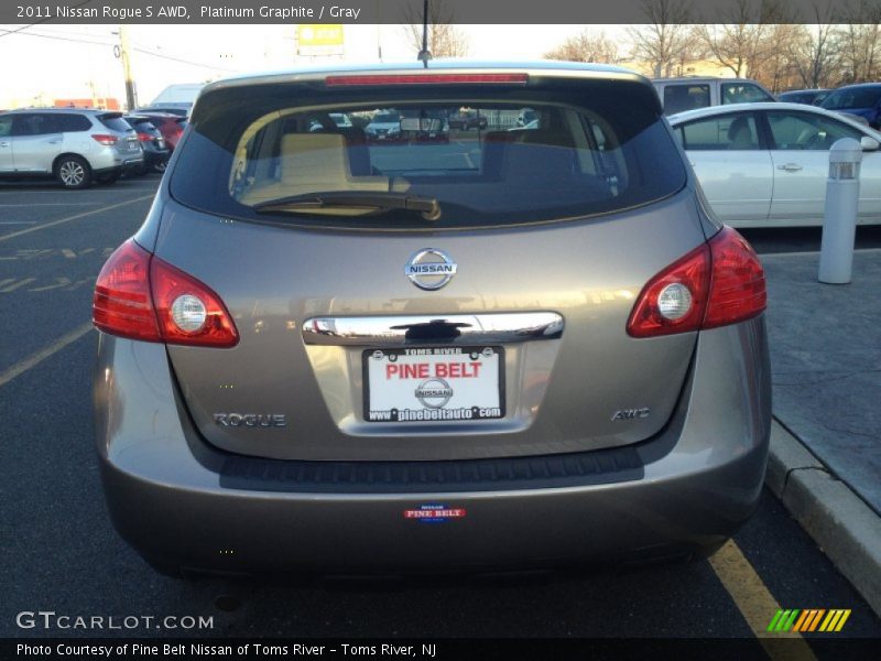 Platinum Graphite / Gray 2011 Nissan Rogue S AWD