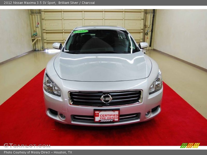 Brilliant Silver / Charcoal 2012 Nissan Maxima 3.5 SV Sport