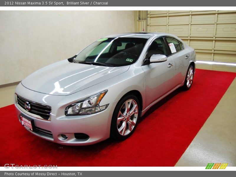 Brilliant Silver / Charcoal 2012 Nissan Maxima 3.5 SV Sport