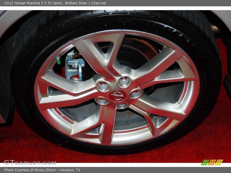 Brilliant Silver / Charcoal 2012 Nissan Maxima 3.5 SV Sport