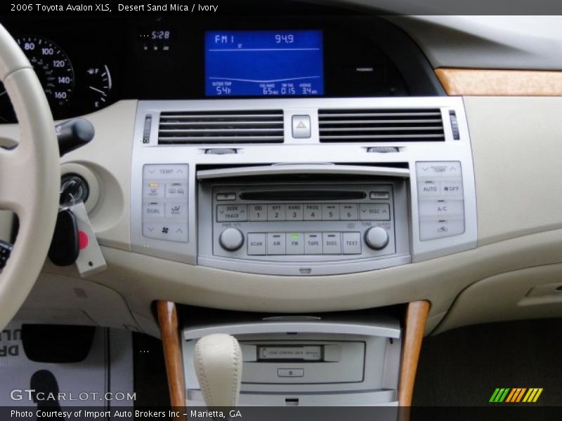 Controls of 2006 Avalon XLS
