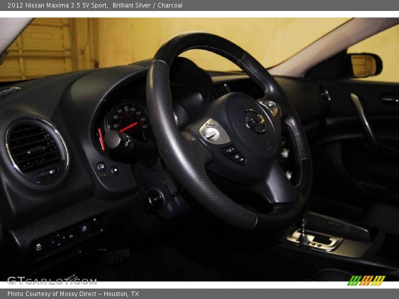 Brilliant Silver / Charcoal 2012 Nissan Maxima 3.5 SV Sport