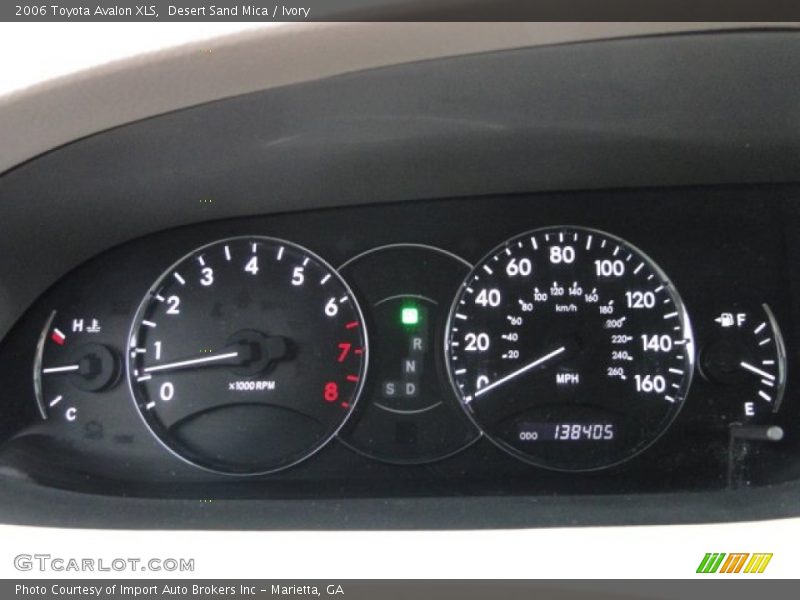  2006 Avalon XLS XLS Gauges