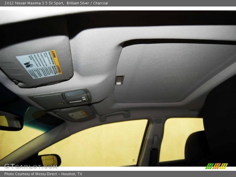 Brilliant Silver / Charcoal 2012 Nissan Maxima 3.5 SV Sport