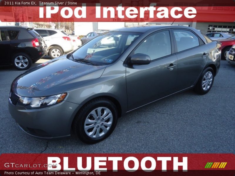 Titanium Silver / Stone 2011 Kia Forte EX
