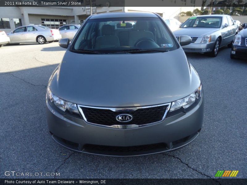 Titanium Silver / Stone 2011 Kia Forte EX