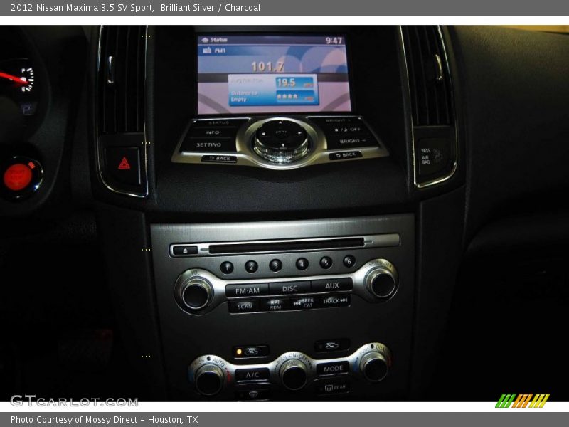 Brilliant Silver / Charcoal 2012 Nissan Maxima 3.5 SV Sport