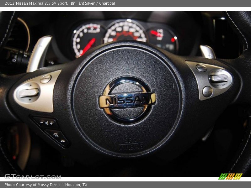Brilliant Silver / Charcoal 2012 Nissan Maxima 3.5 SV Sport