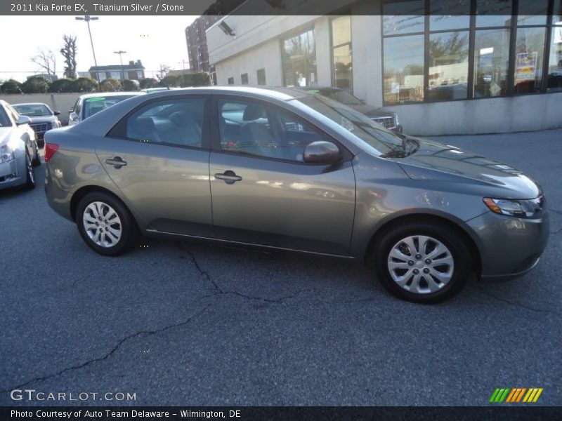 Titanium Silver / Stone 2011 Kia Forte EX