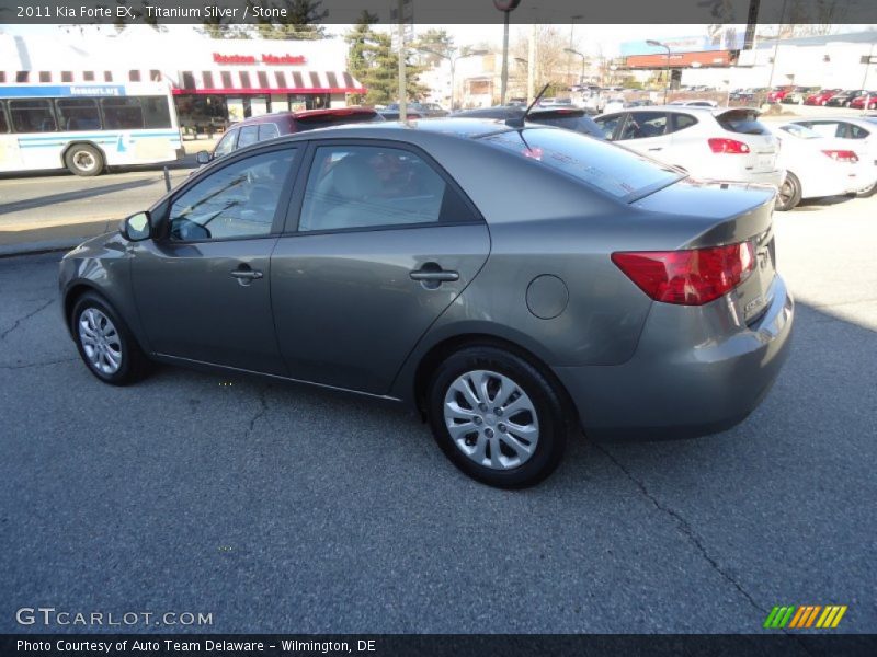 Titanium Silver / Stone 2011 Kia Forte EX