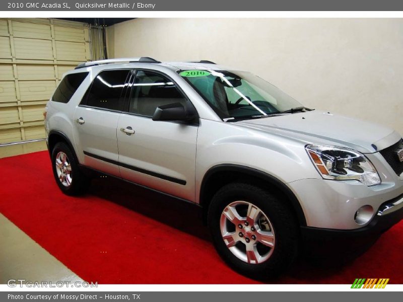Quicksilver Metallic / Ebony 2010 GMC Acadia SL