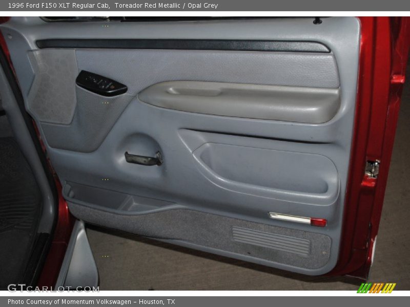 Toreador Red Metallic / Opal Grey 1996 Ford F150 XLT Regular Cab
