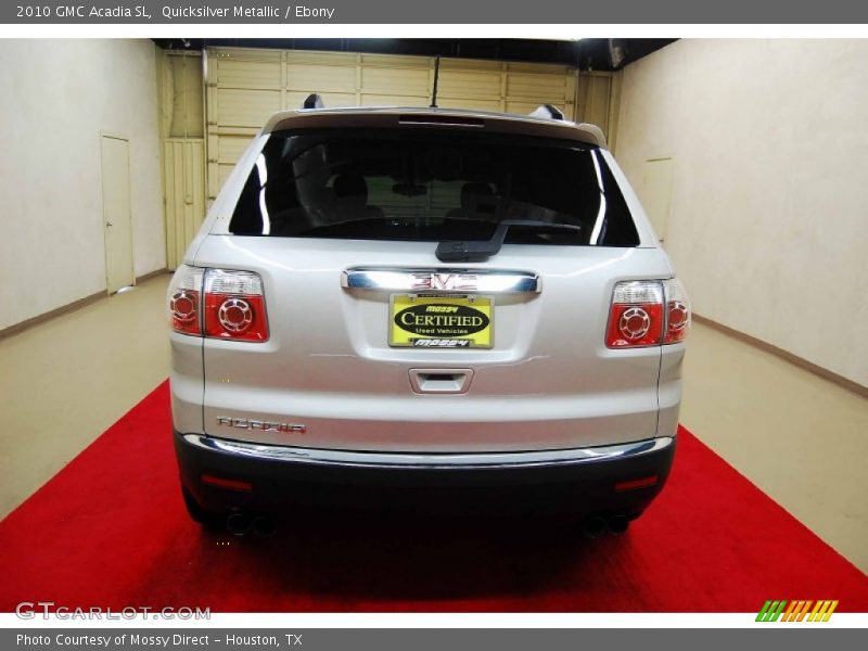 Quicksilver Metallic / Ebony 2010 GMC Acadia SL