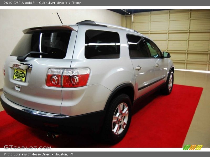Quicksilver Metallic / Ebony 2010 GMC Acadia SL