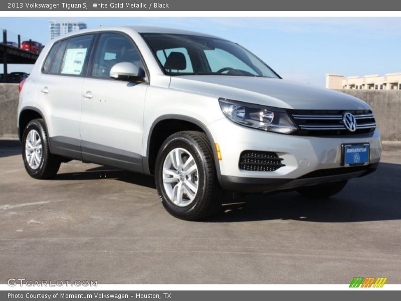 White Gold Metallic / Black 2013 Volkswagen Tiguan S
