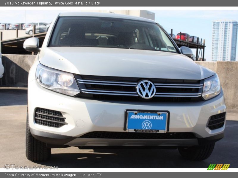 White Gold Metallic / Black 2013 Volkswagen Tiguan S