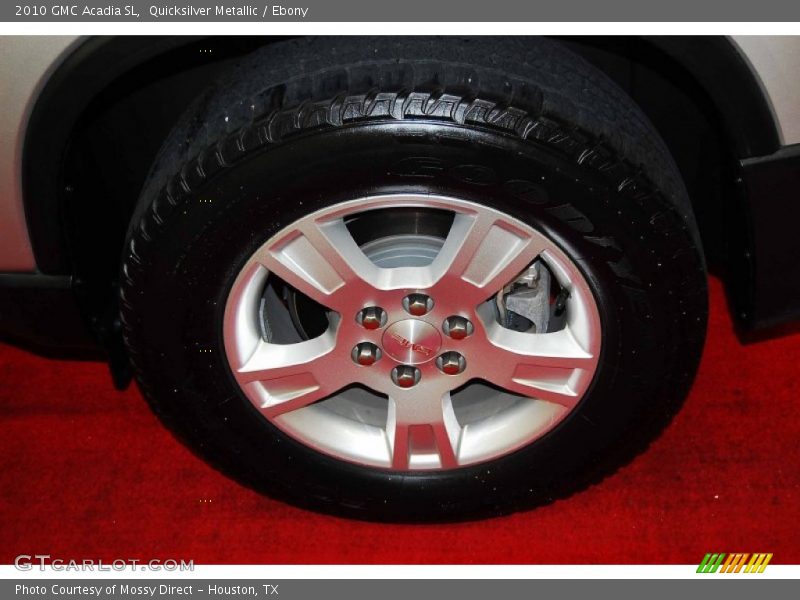 Quicksilver Metallic / Ebony 2010 GMC Acadia SL