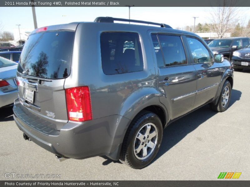 Polished Metal Metallic / Black 2011 Honda Pilot Touring 4WD