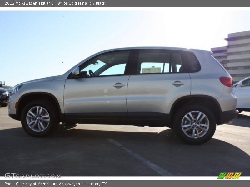 White Gold Metallic / Black 2013 Volkswagen Tiguan S