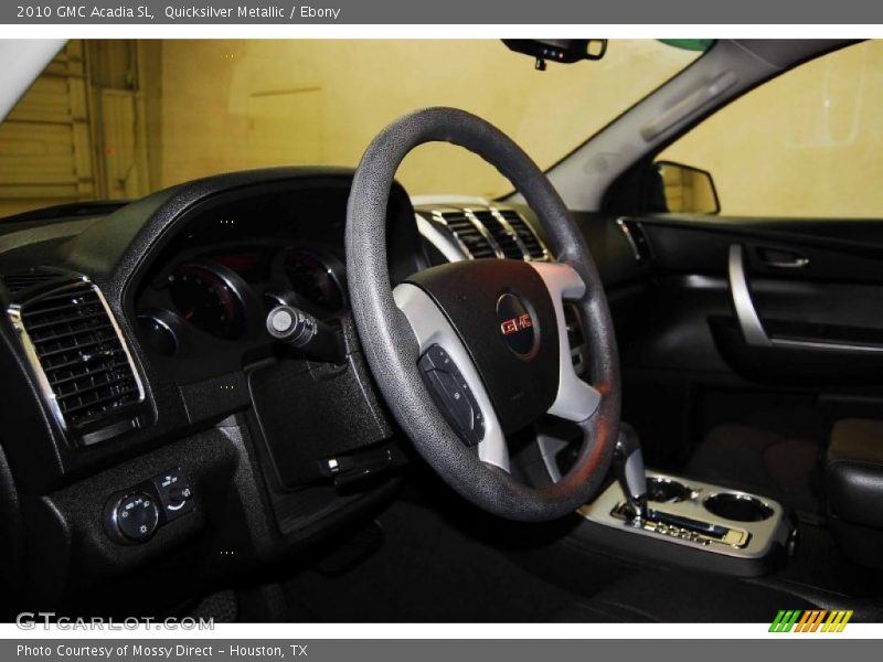 Quicksilver Metallic / Ebony 2010 GMC Acadia SL