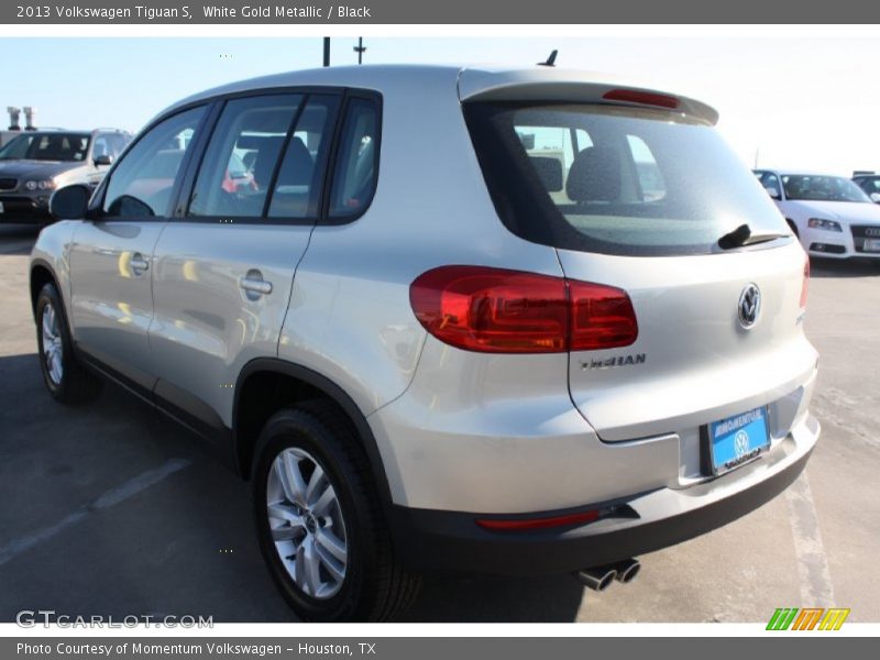 White Gold Metallic / Black 2013 Volkswagen Tiguan S
