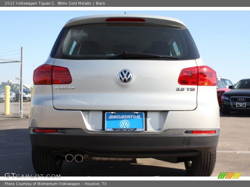 White Gold Metallic / Black 2013 Volkswagen Tiguan S