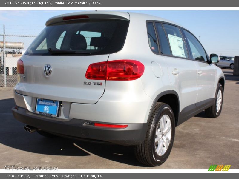 White Gold Metallic / Black 2013 Volkswagen Tiguan S