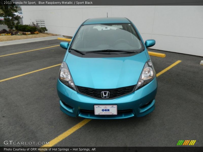 Blue Raspberry Metallic / Sport Black 2013 Honda Fit Sport
