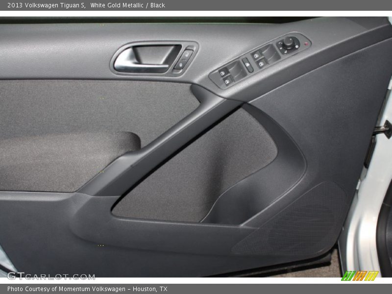 White Gold Metallic / Black 2013 Volkswagen Tiguan S