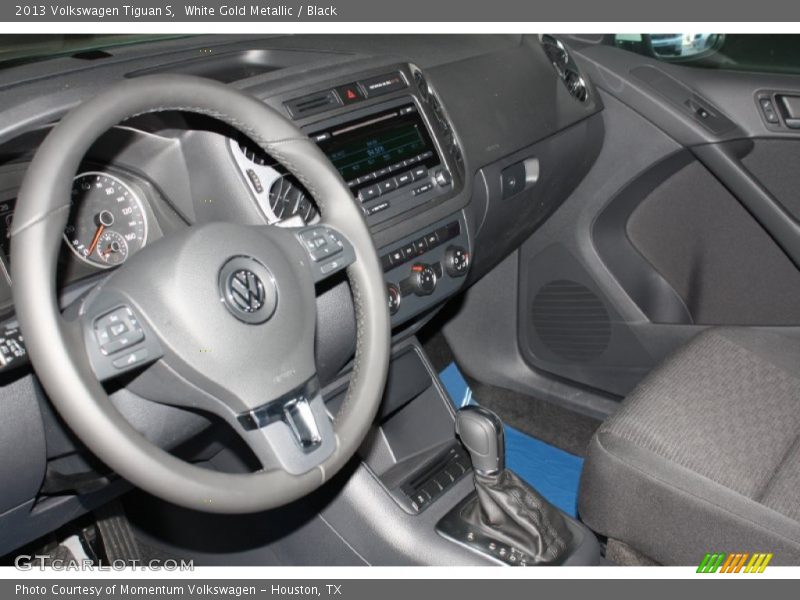 White Gold Metallic / Black 2013 Volkswagen Tiguan S
