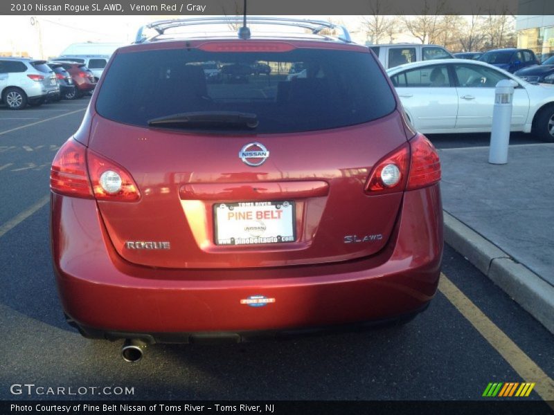 Venom Red / Gray 2010 Nissan Rogue SL AWD