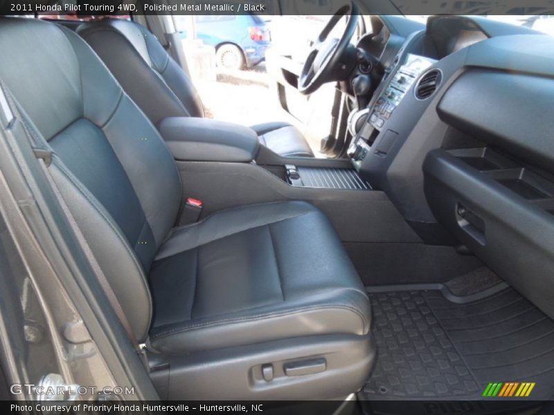 Polished Metal Metallic / Black 2011 Honda Pilot Touring 4WD