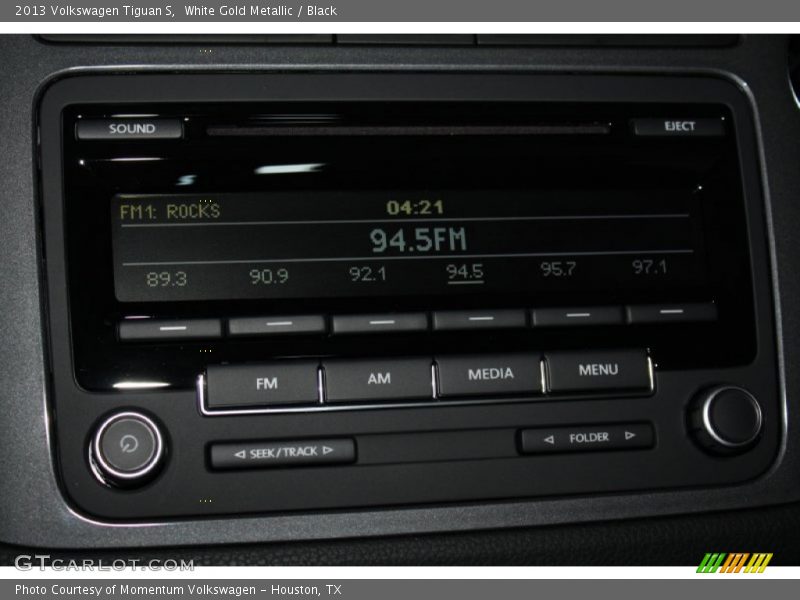 White Gold Metallic / Black 2013 Volkswagen Tiguan S