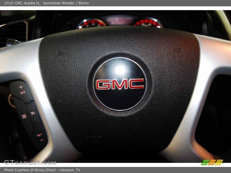 Quicksilver Metallic / Ebony 2010 GMC Acadia SL