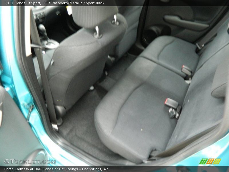 Rear Seat of 2013 Fit Sport