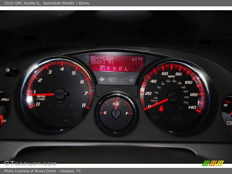 Quicksilver Metallic / Ebony 2010 GMC Acadia SL
