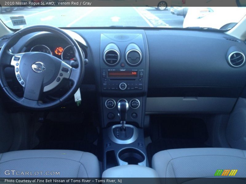 Venom Red / Gray 2010 Nissan Rogue SL AWD